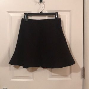 Loft flowy  black mini skirt